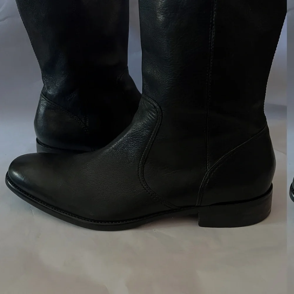 Cole Haan Black Leather Men's Boots Size 11.5 - Picture 4 of 13